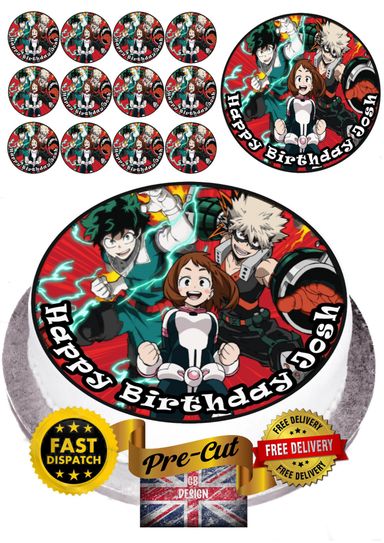 Anime cake toppers