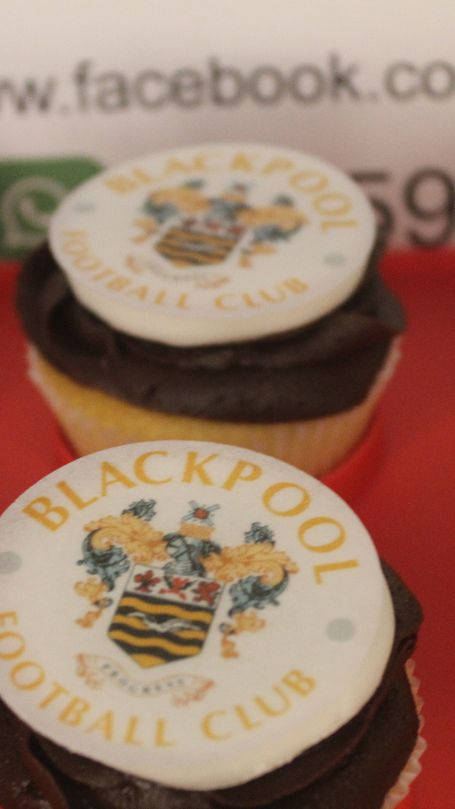 Blackpool fc cake toppers