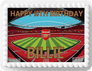 Arsenal costco cake topper