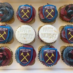 West ham united cake topper