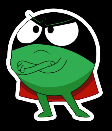 supertato and evil pea topper