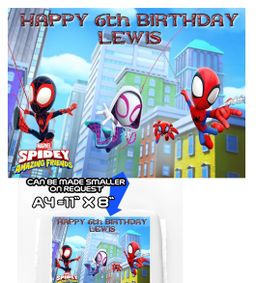 Spidey  cake toppers