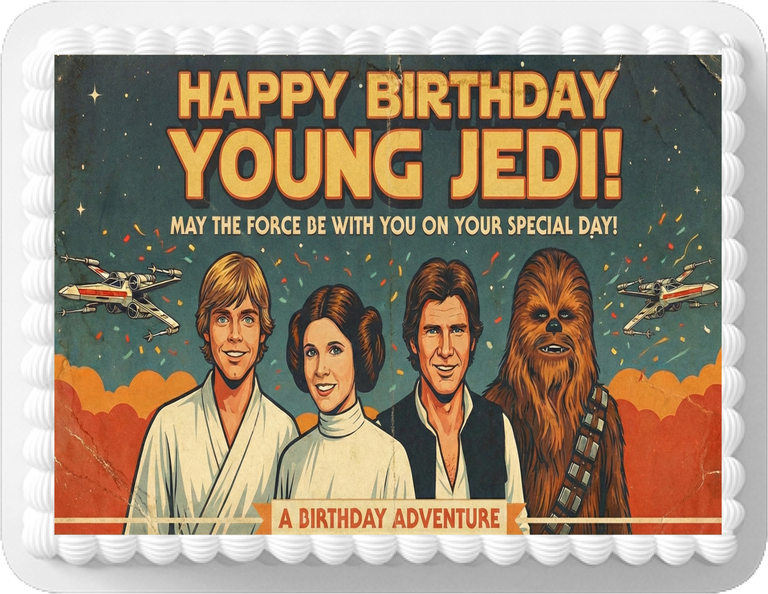 Starwars cake topper