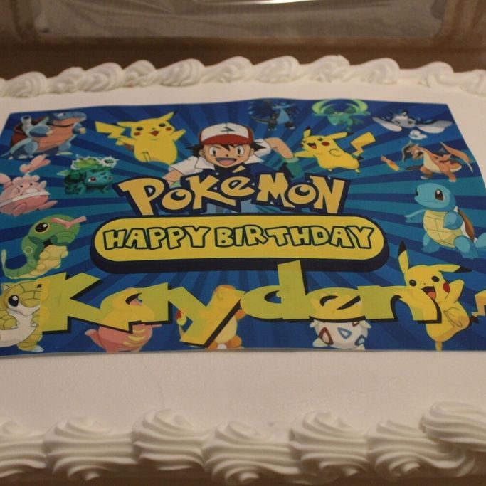 Pokemon cupcake toppers