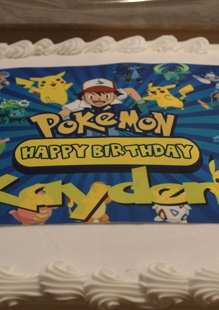 Pokemon Cake decorations