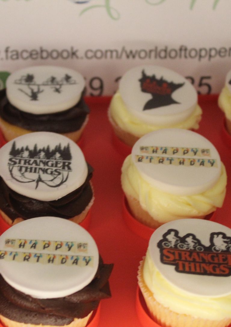 edible stranger things topper