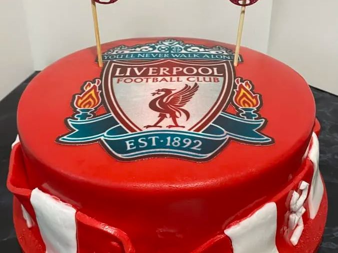 Liverpool badge Cake toppers 