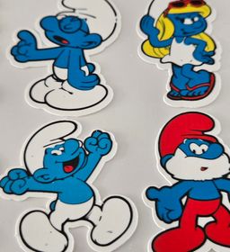 Smurfs cupcakecake toppers