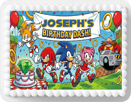 Sonic costco size cake topper