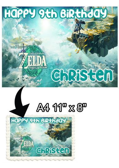 Zelda Edible print