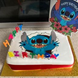 Stitch edible topper