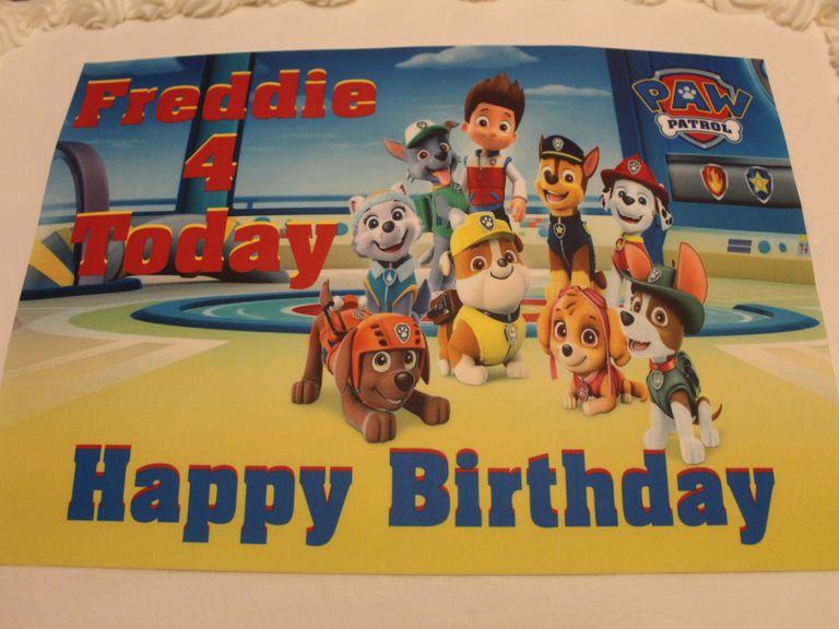 Paw Patrol Cake Topper