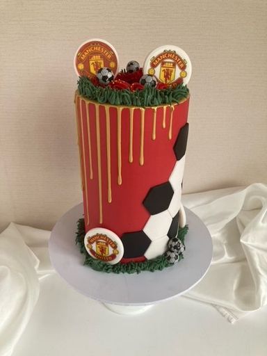 manchester united cake topper