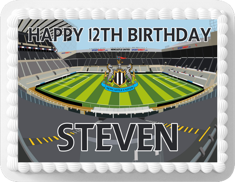 Newcastle logo cake topper