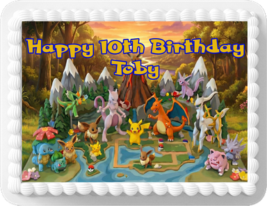 Pokemon Cake Toppers