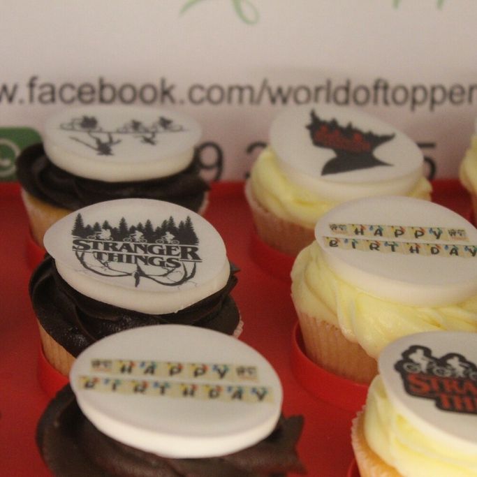 cake topper stranger things
